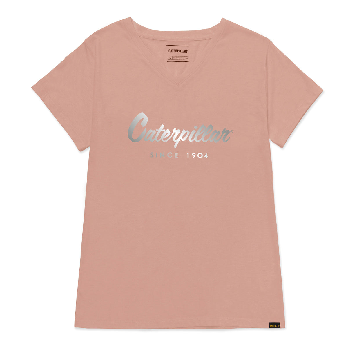 Camiseta V Neck para mujer color rosado