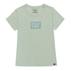 Camiseta Metal Box para mujer color verde