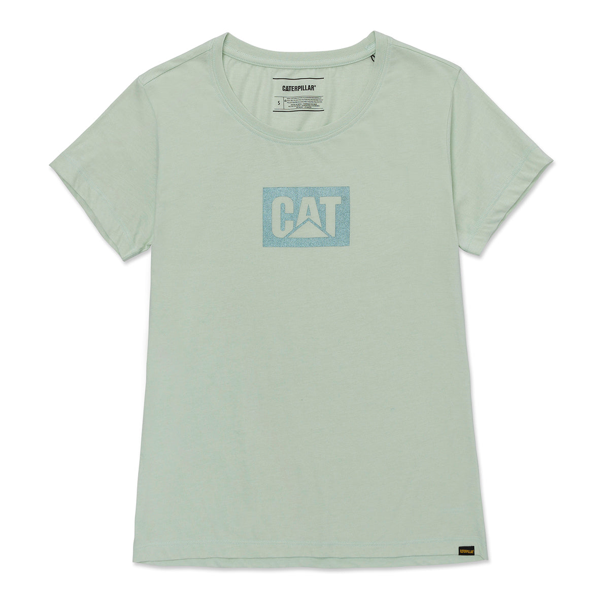 Camiseta Metal Box para mujer color verde