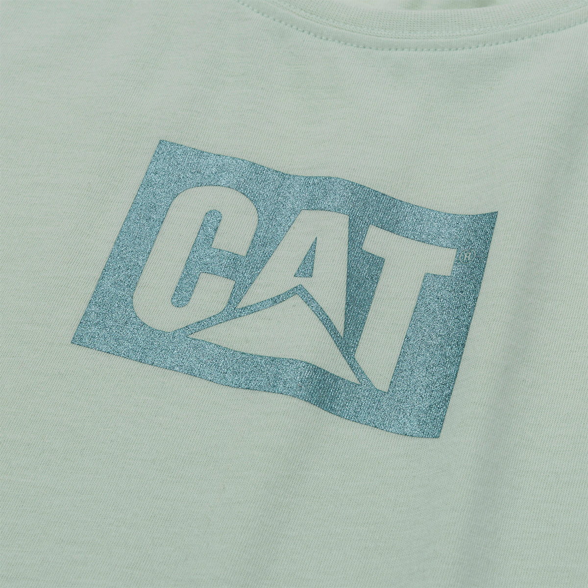 Camiseta Metal Box para mujer color verde