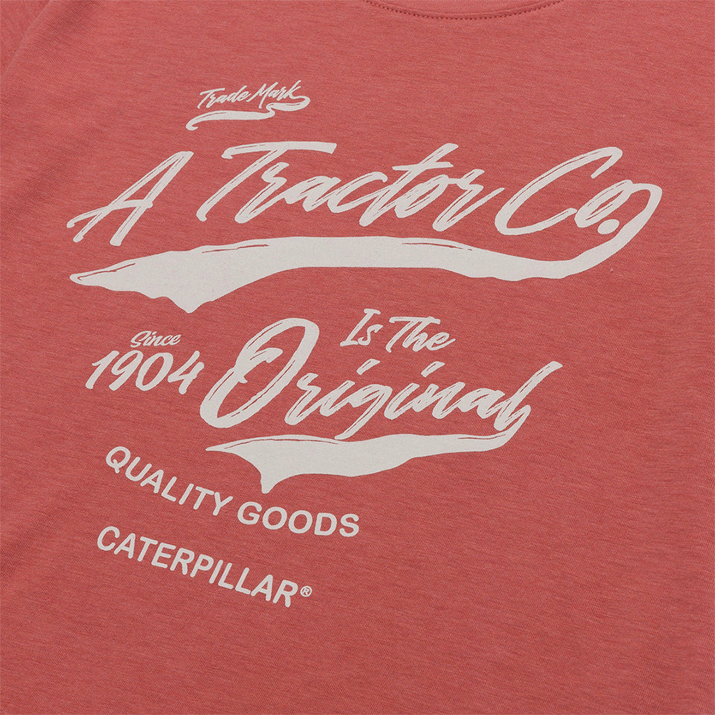 Camiseta Crew para mujer color rojo