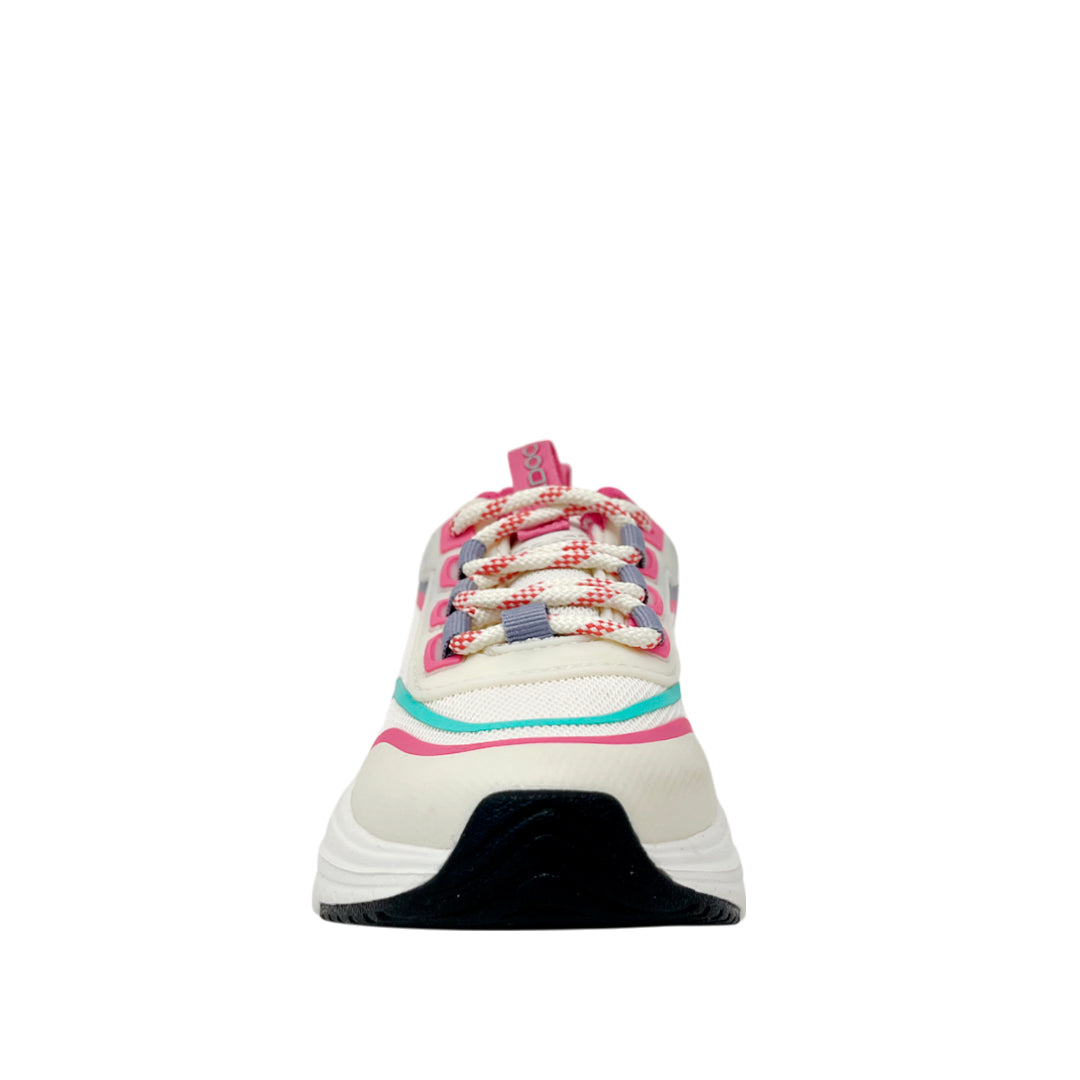 Tennis Grissel para niña color rosado y blanco