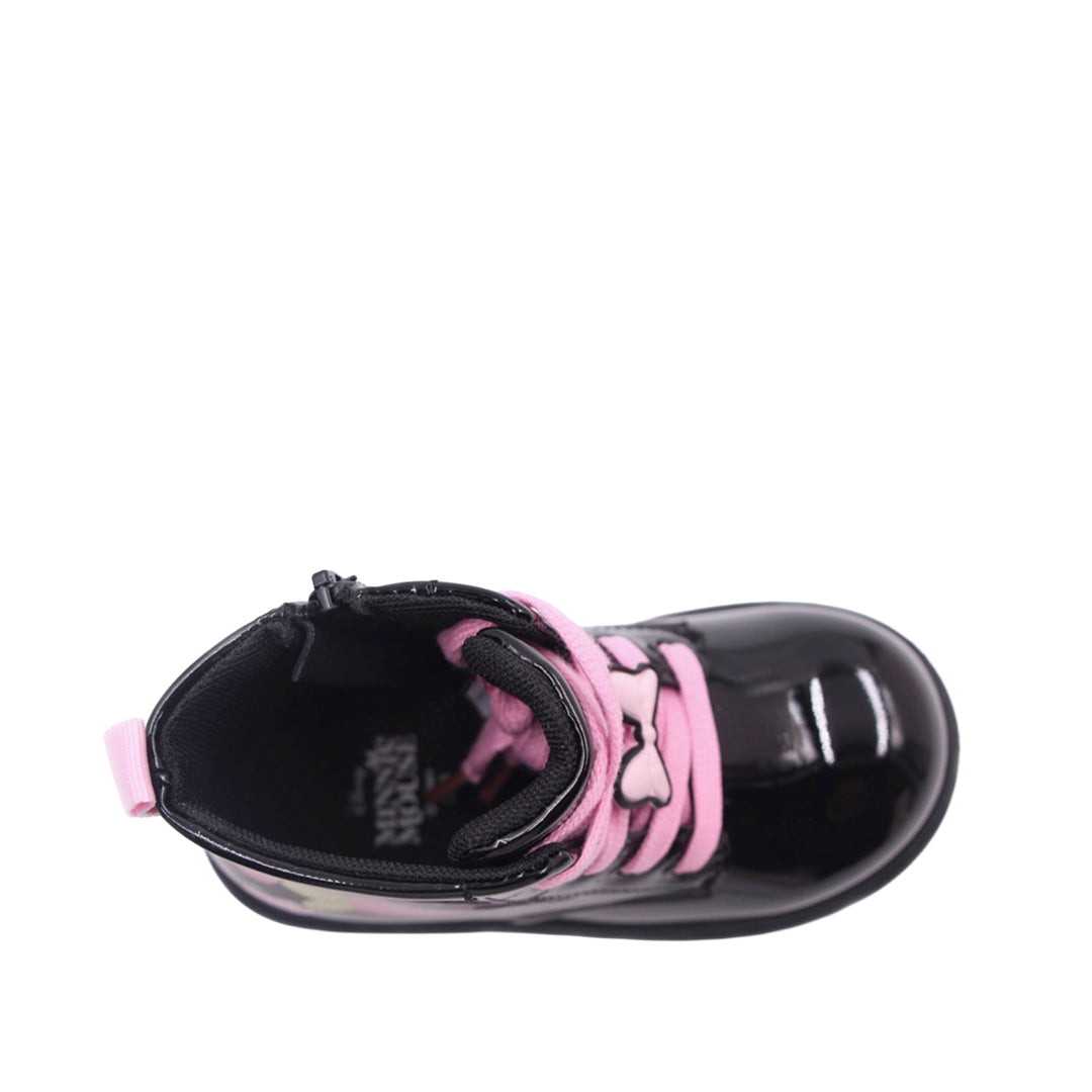 Botas Minnie para niña color negro