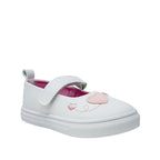 Canvas Hearht para infante color blanco