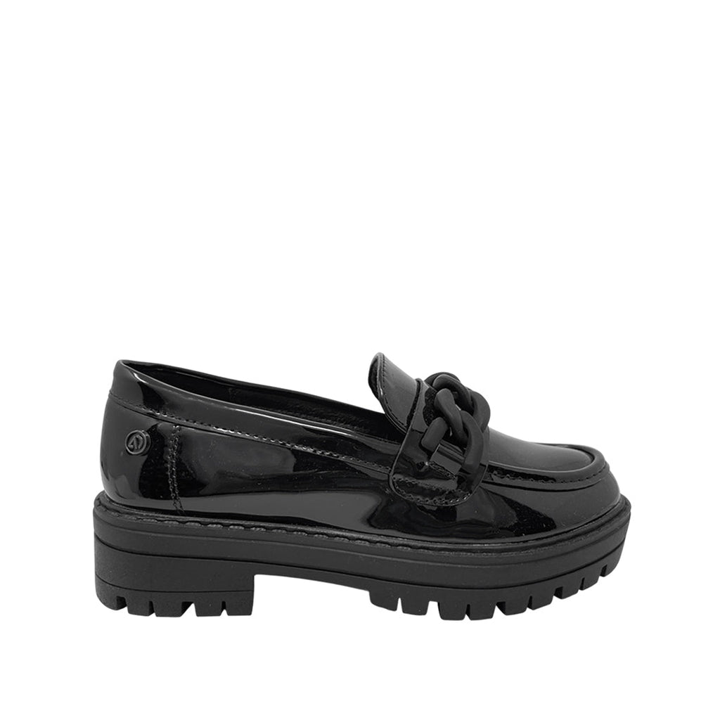 Mocasines Gina para niña color negro