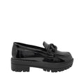 Mocasines Gina para niña color negro