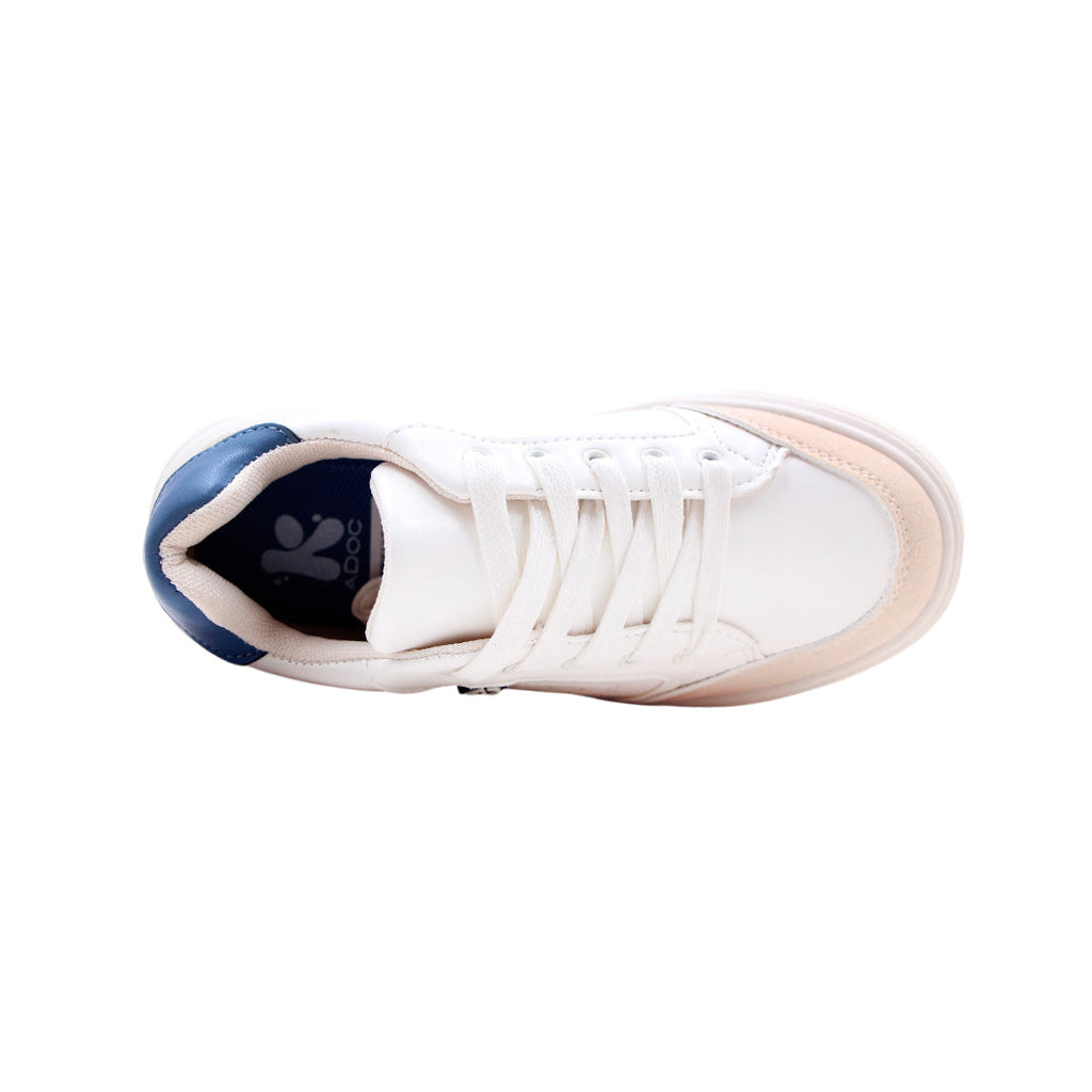 Sneakers Gideon para niño color hueso