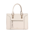 Cartera tote Hailey para mujer color hueso