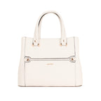 Cartera satchel Jess para mujer color blanco