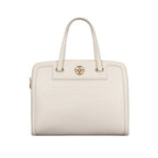 Cartera tote Kendra para mujer color hueso