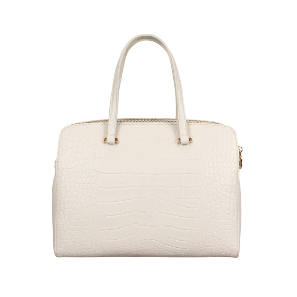 Cartera tote Kendra para mujer color hueso