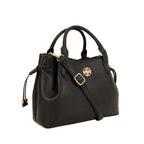 Cartera satchel Kimber para mujer color negro