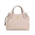 Cartera satchel Kimber para mujer color gris