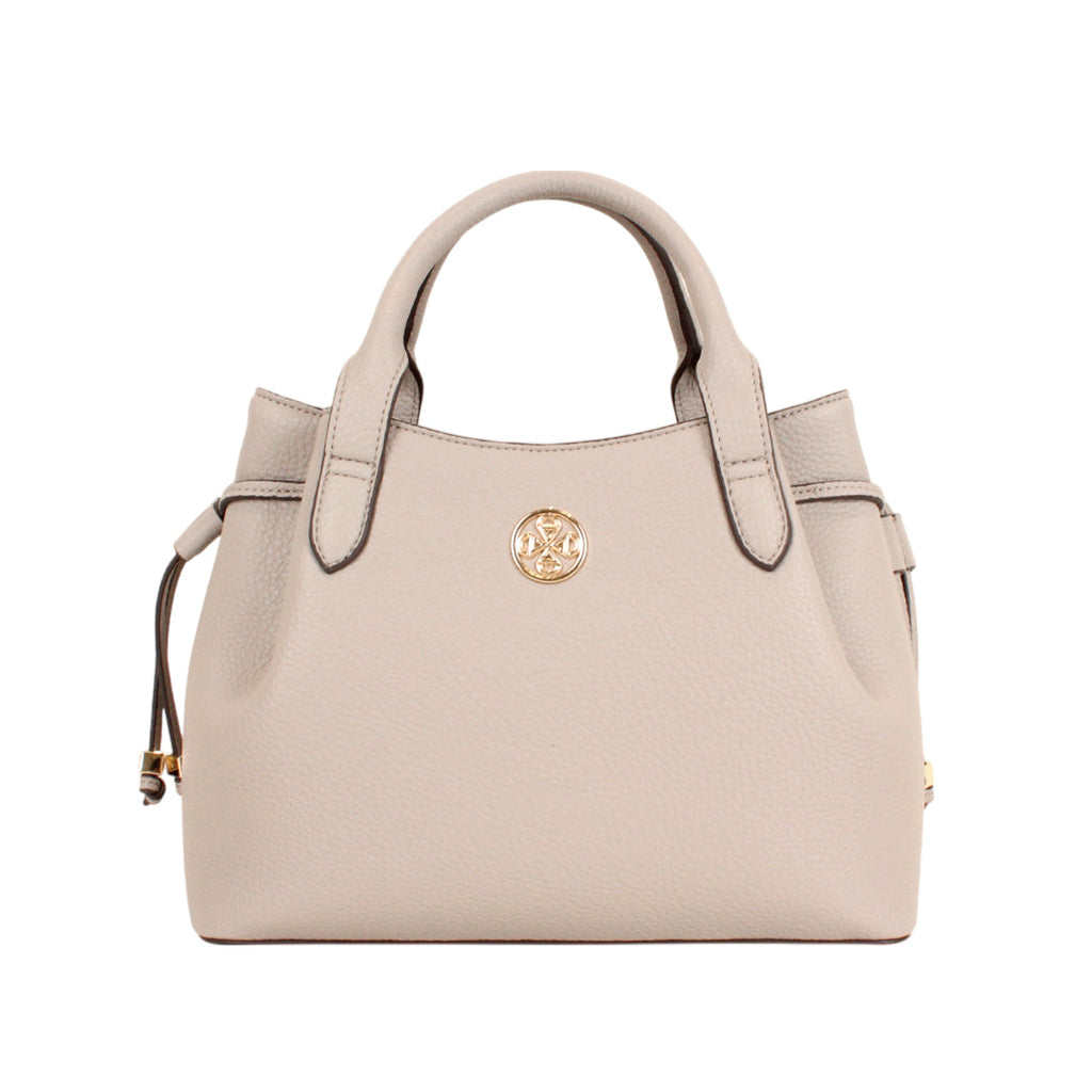 Cartera satchel Kimber para mujer color gris
