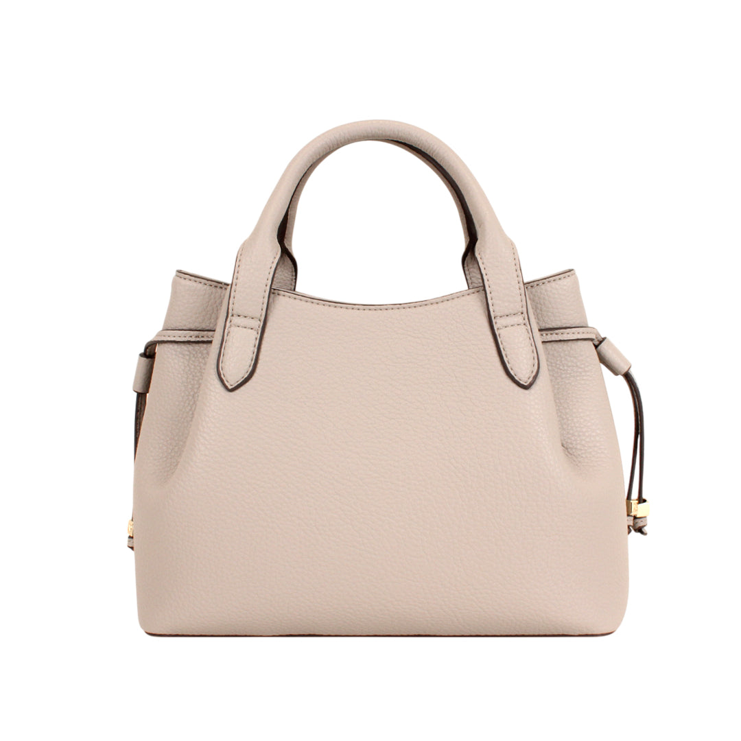 Cartera satchel Kimber para mujer color gris