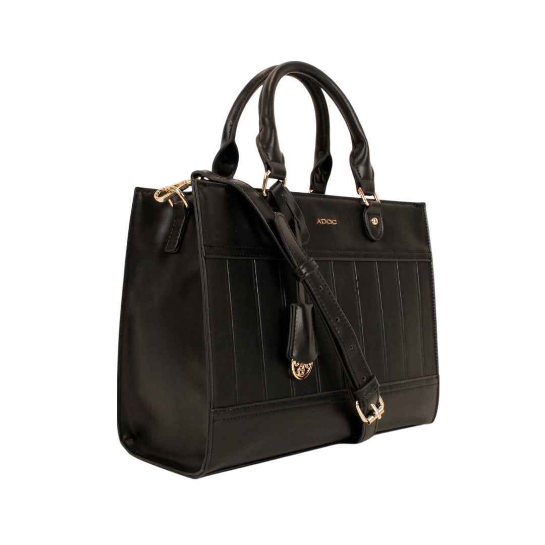 Cartera tote Rogan para mujer color negro