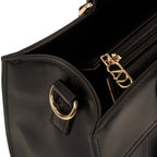 Cartera tote Rogan para mujer color negro