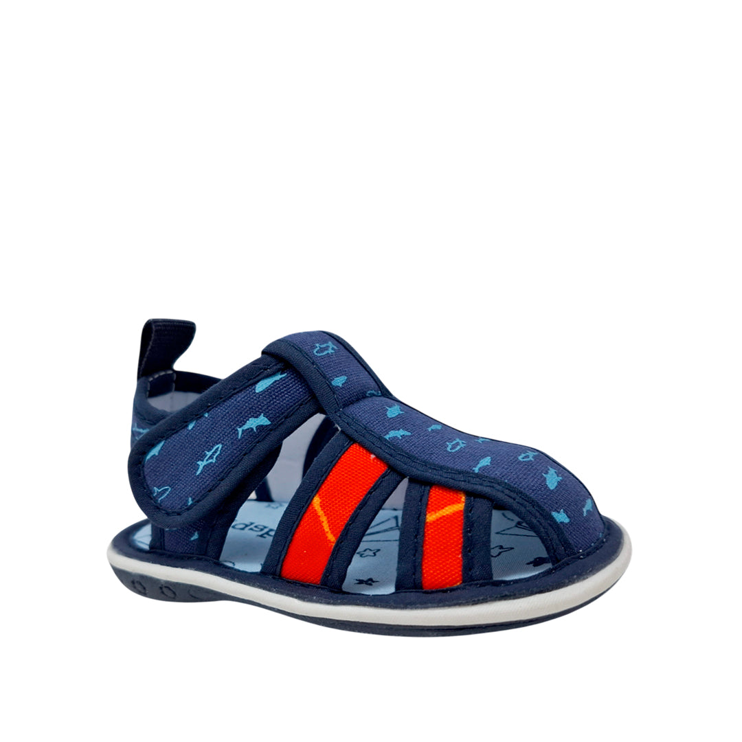 Canvas Shark navy