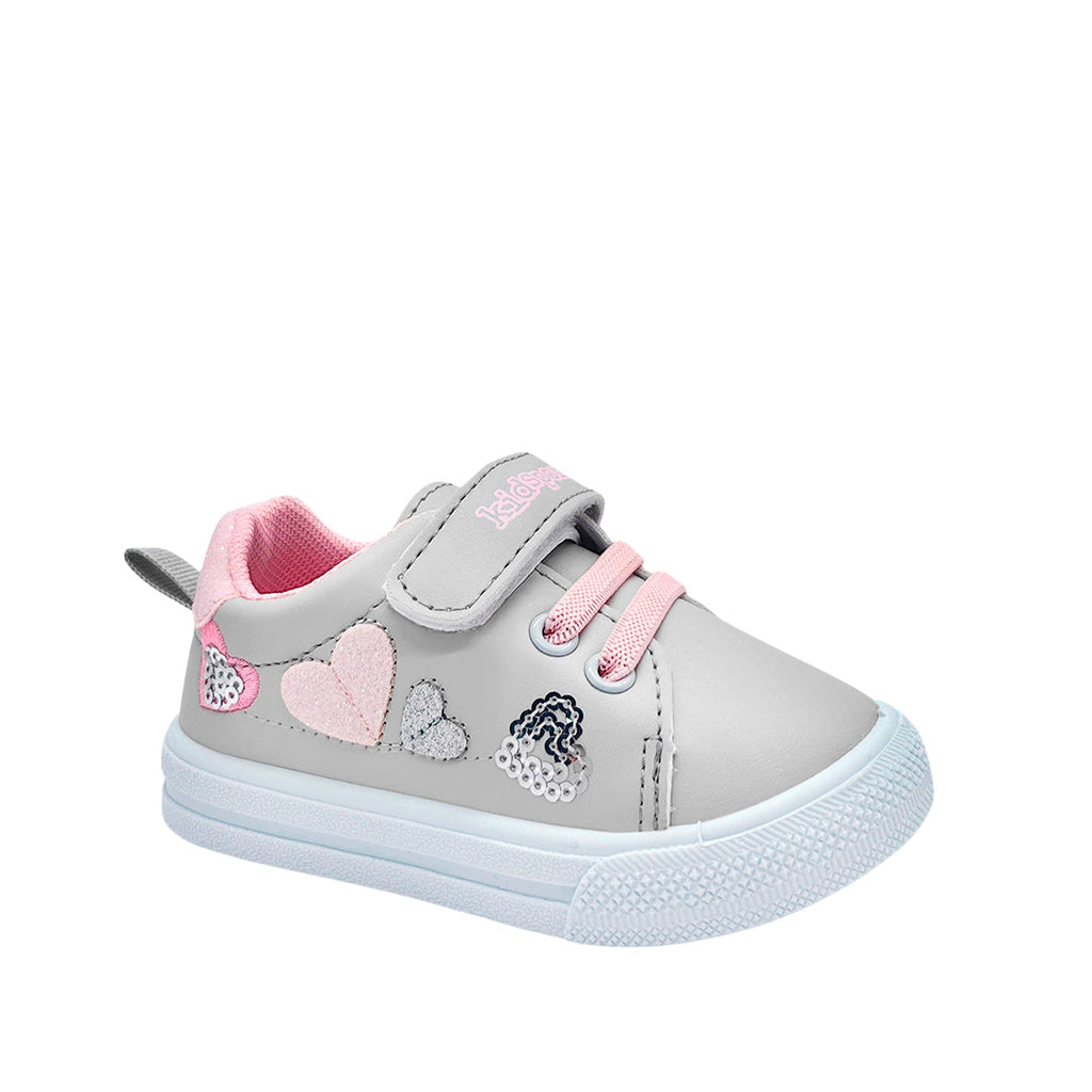 Canvas Daisy gris