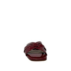 Sandalias slip on Dariana para mujer color vino