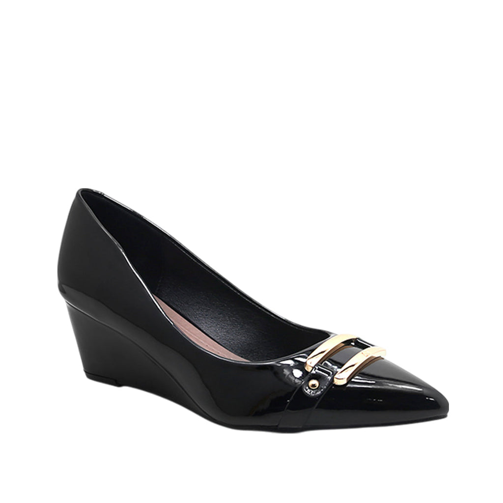 Cuñas Oriole para mujer color negro