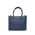 Cartera satchel Fiorella para mujer color azul
