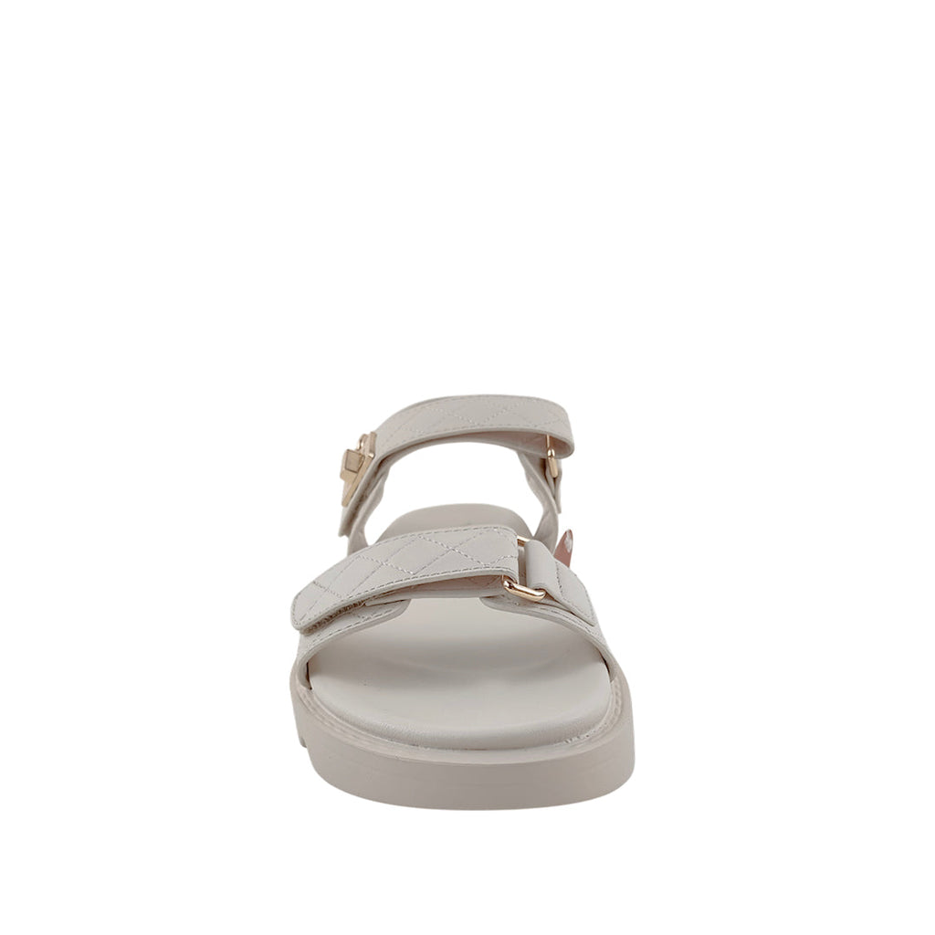 Sandalias de plataforma Madeline para mujer color hueso