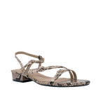 Sandalias de tacón Mel para mujer color gris