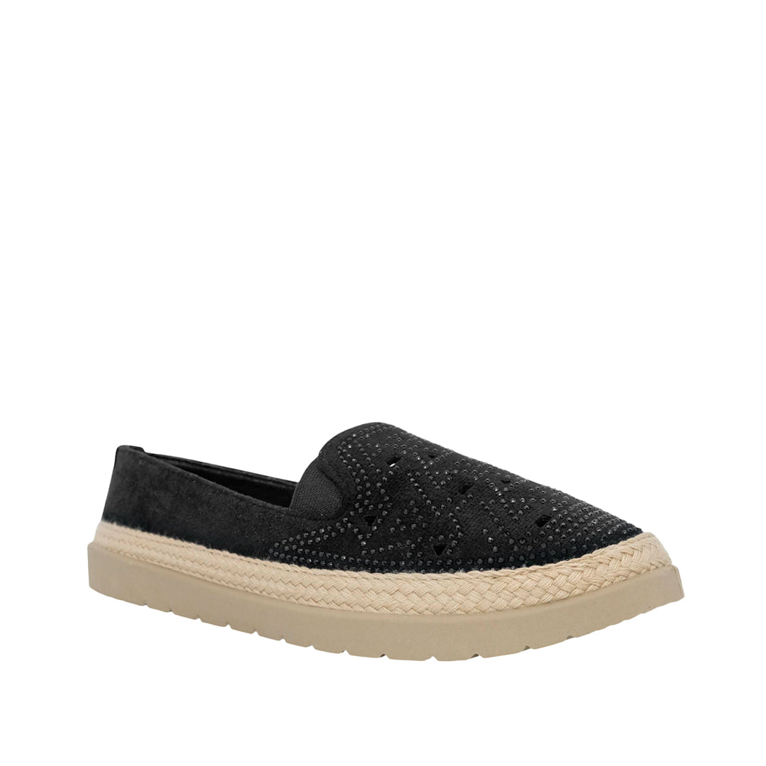 Alpargatas Milen para mujer color negro