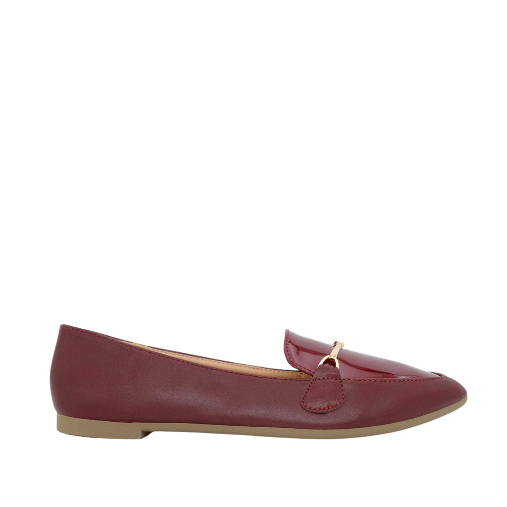 Ballerinas Andrea para mujer color vino