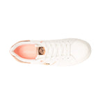 Tennis Kristen para mujer color blanco y oro rosa
