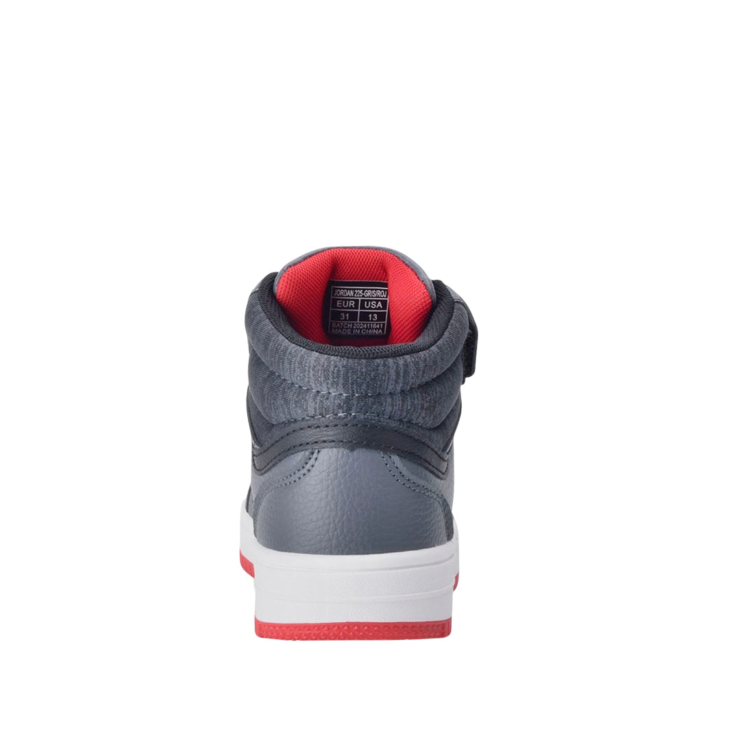 Tennis Jordan para niño color gris