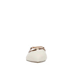 Ballerinas slingback Porta para mujer color hueso