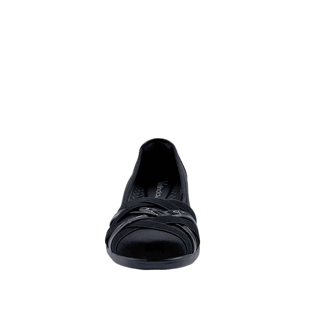 Cuñas Mary para mujer color negro