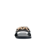 Sandalias slip on Miry para mujer color negro