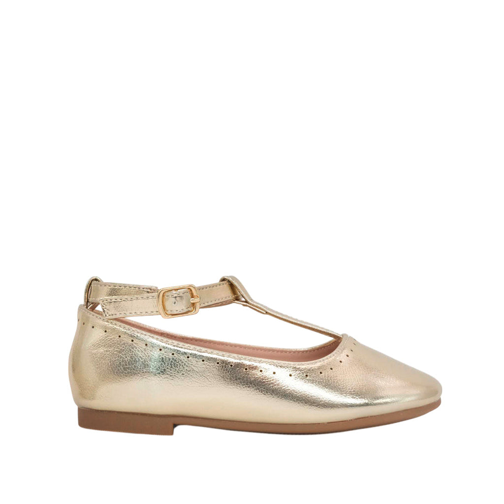 Ballerinas Sandy para infante color dorado