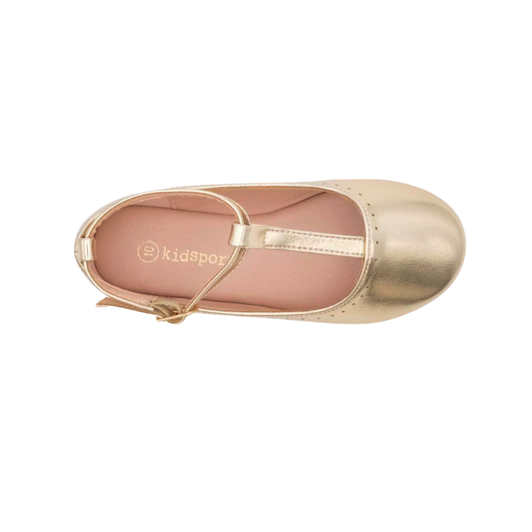 Ballerinas Sandy para infante color dorado