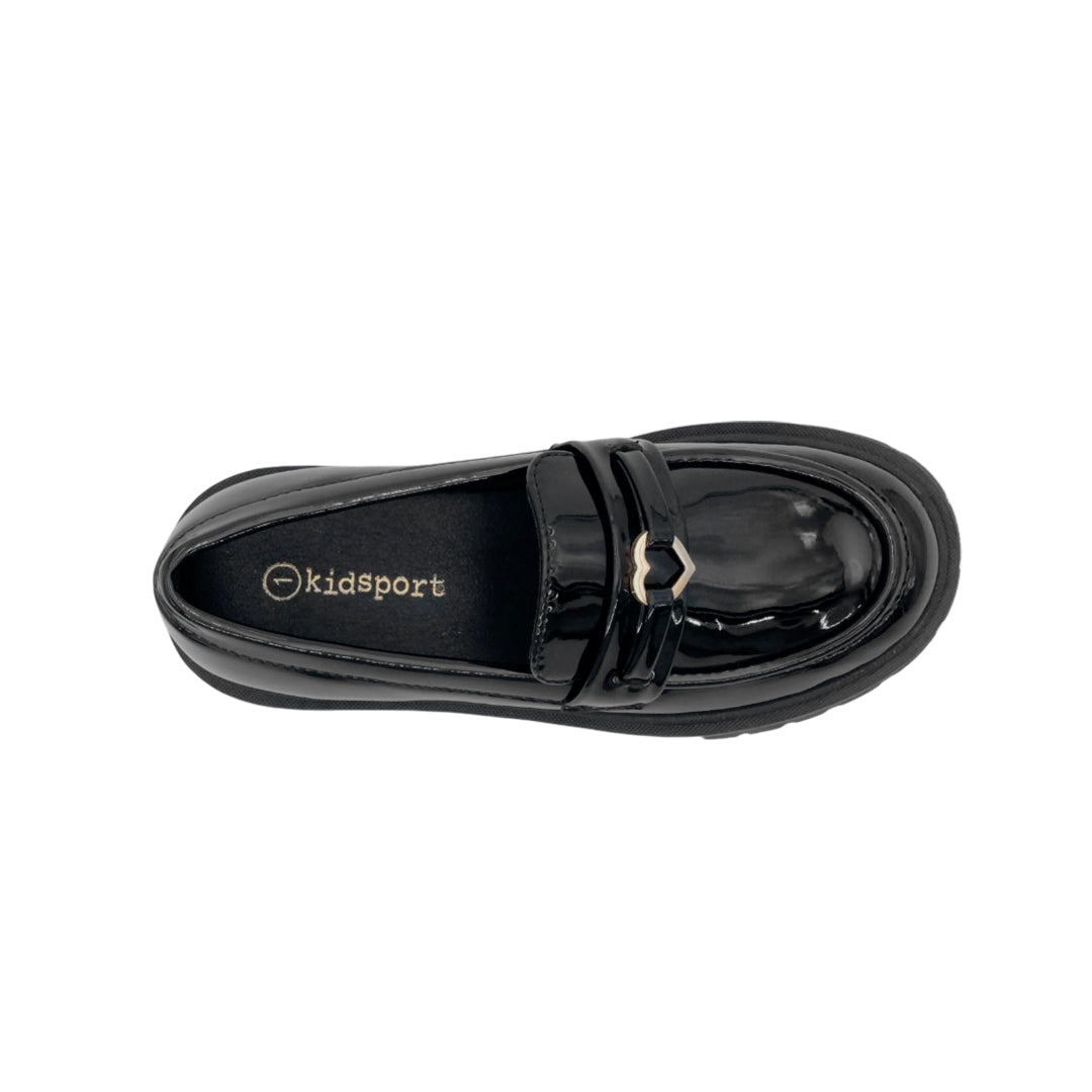 Mocasines Celine para niña color negro
