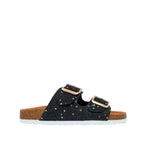 Sandalias flats Beatriz para niña color negro