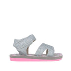 Sandalias Lore para infante color plateado