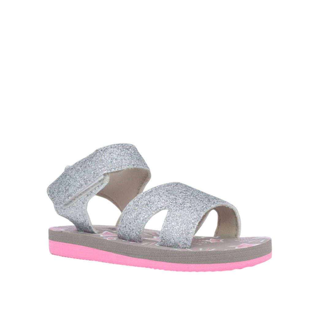Sandalias Lore para infante color plateado