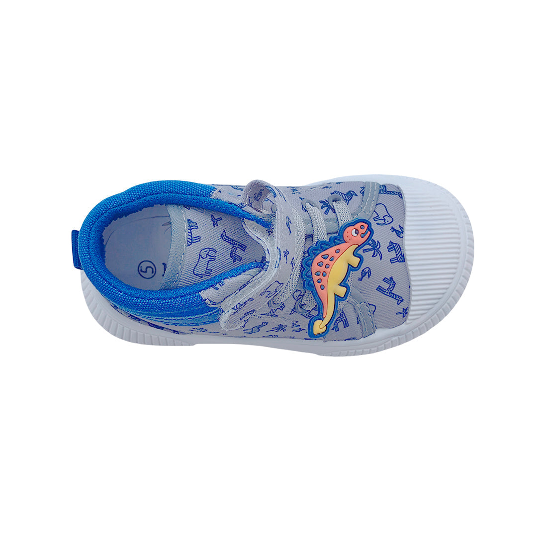 Canvas Cory para infante color gris