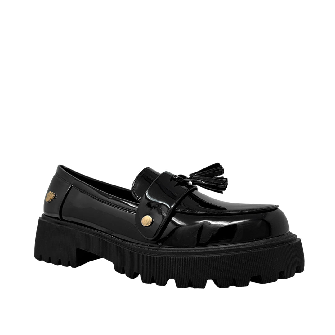 Mocasines Minnie para mujer color negro