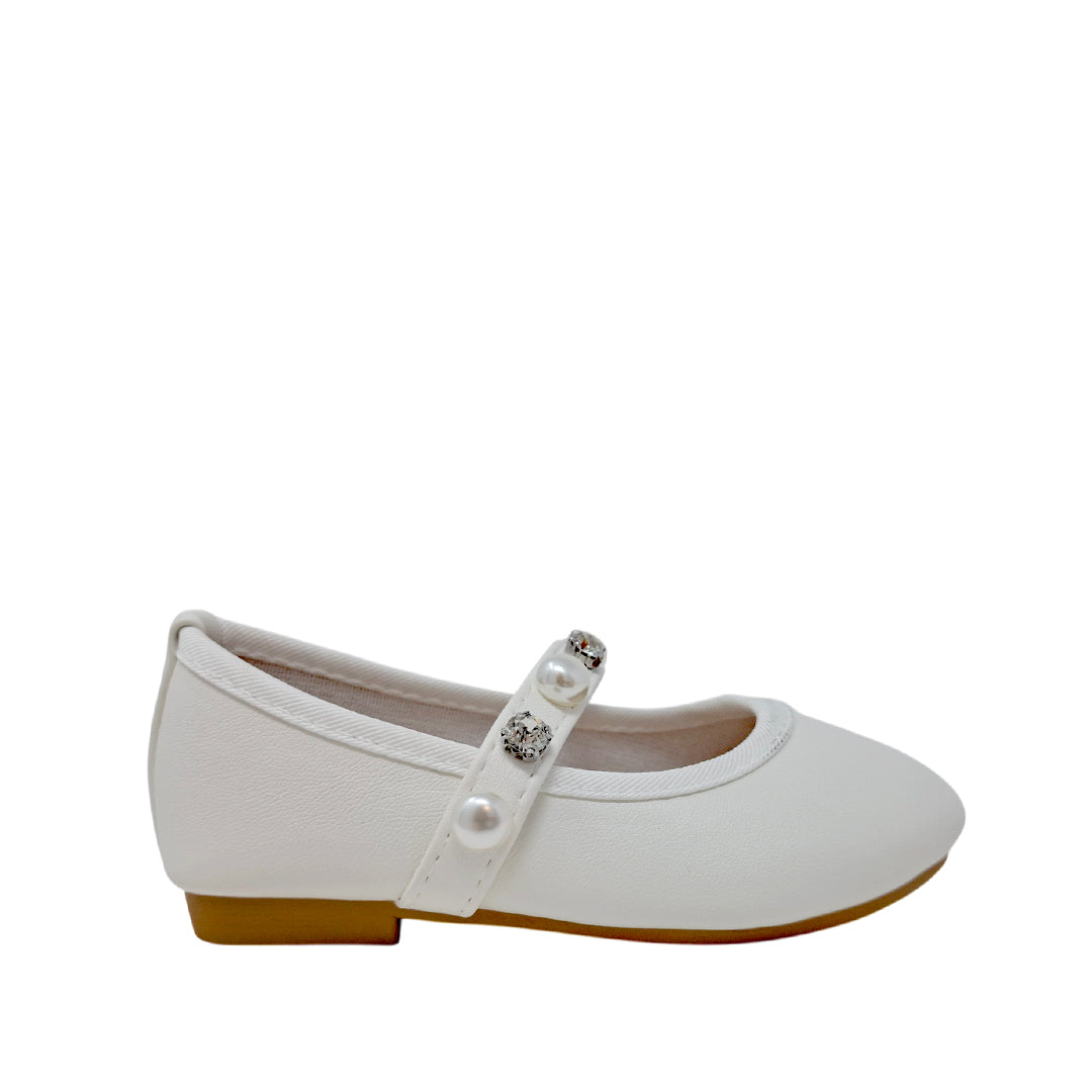 Ballerinas Marie para infante color blanco