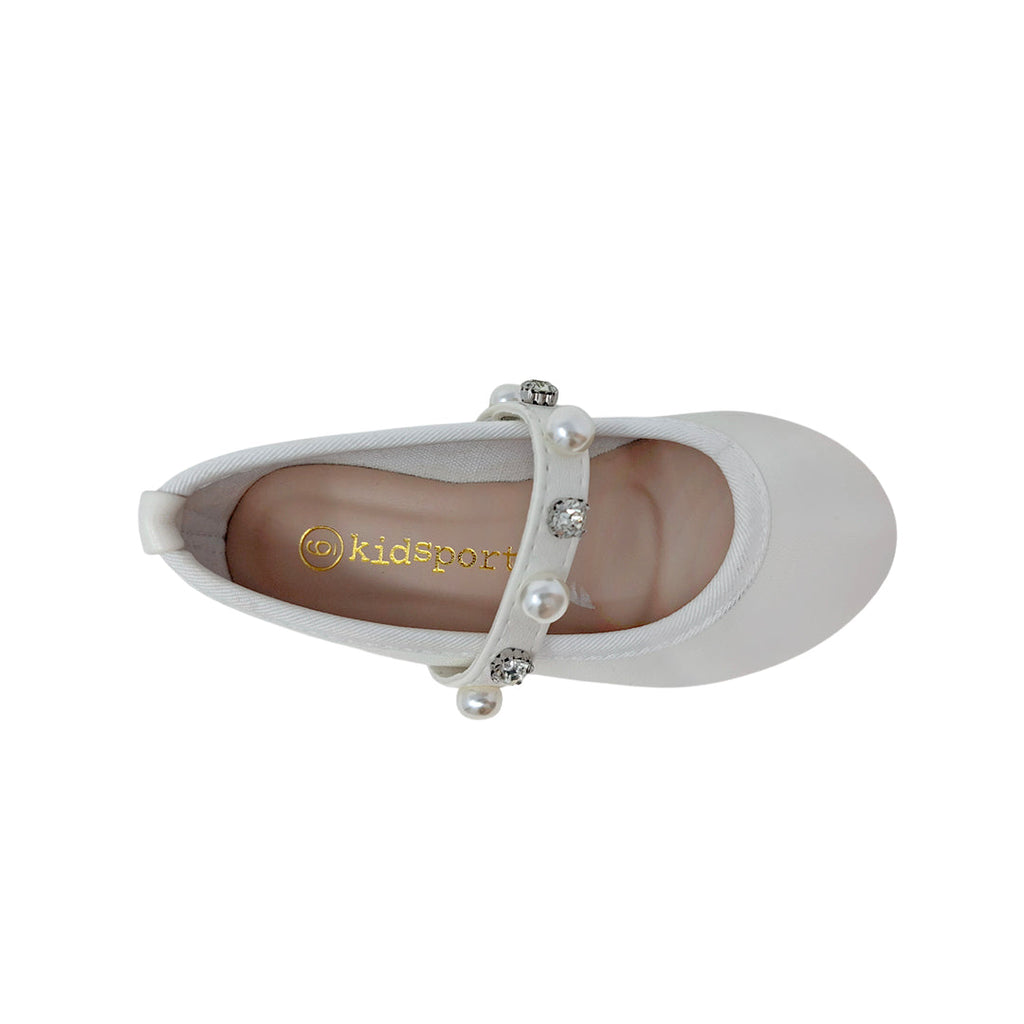 Ballerinas Marie para infante color blanco