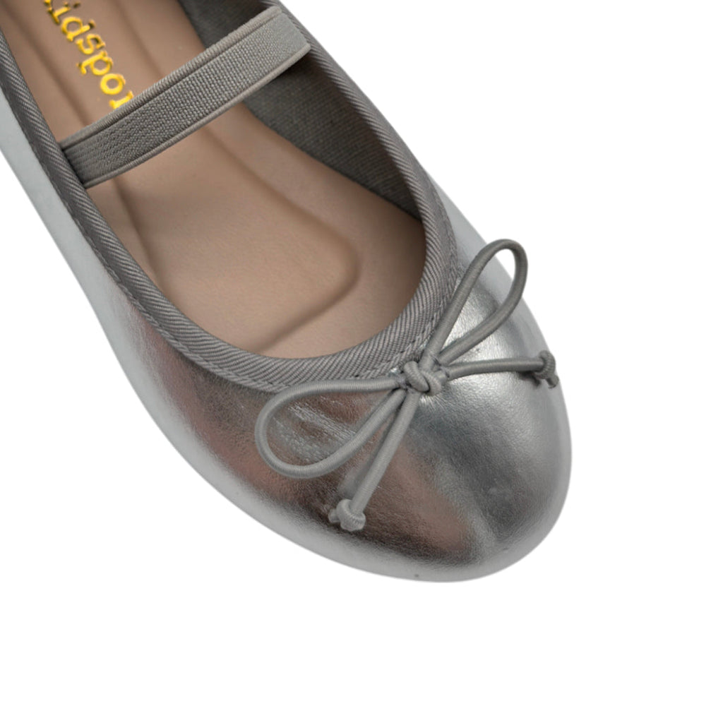 Ballerinas Lucy para infante color plateado