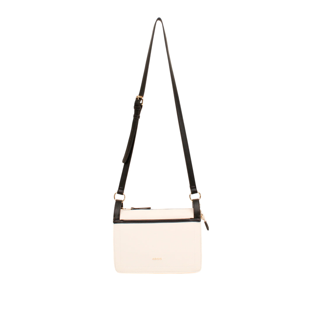 Cartera crossbody Aria para mujer color hueso