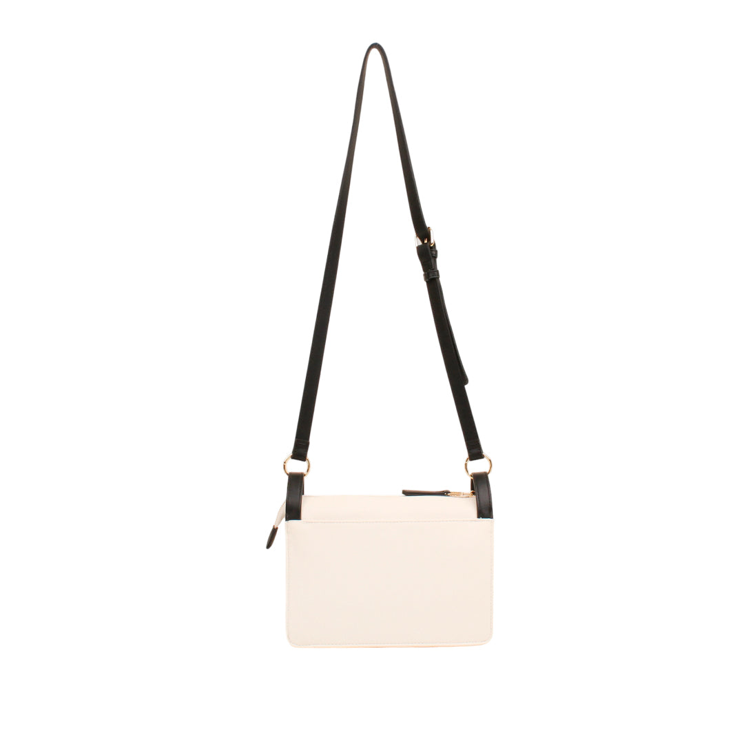 Cartera crossbody Aria para mujer color hueso