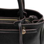 Cartera satchel Dina para mujer color negro