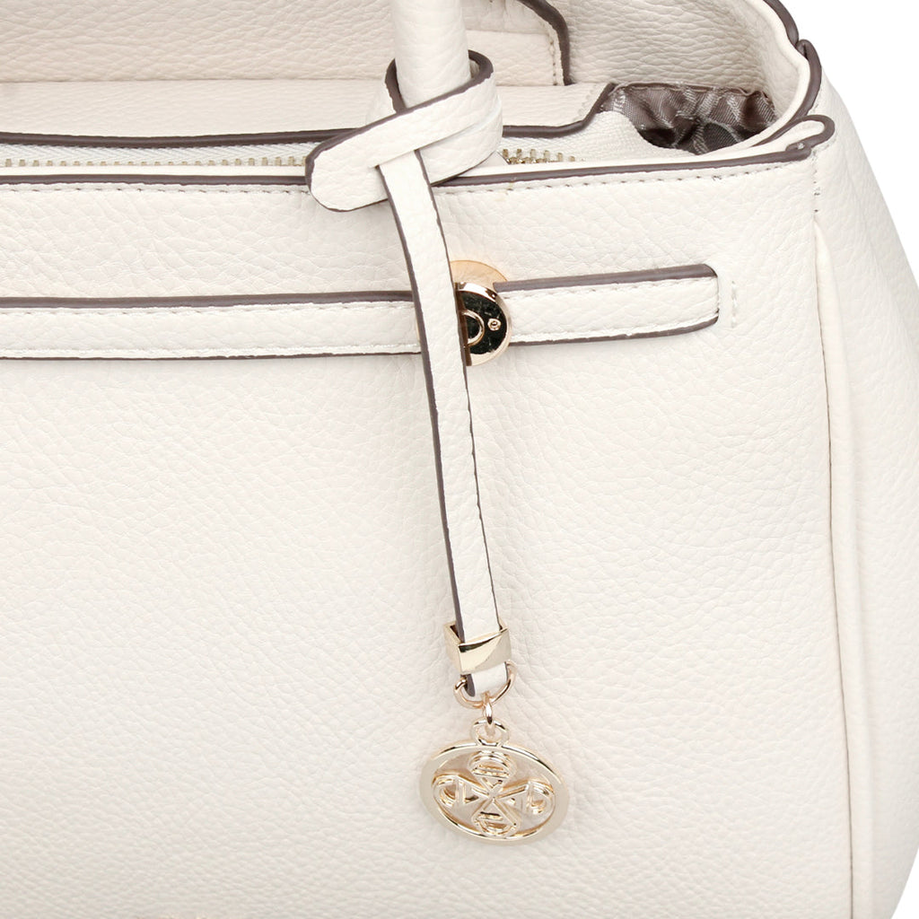Cartera satchel Dina para mujer color blush